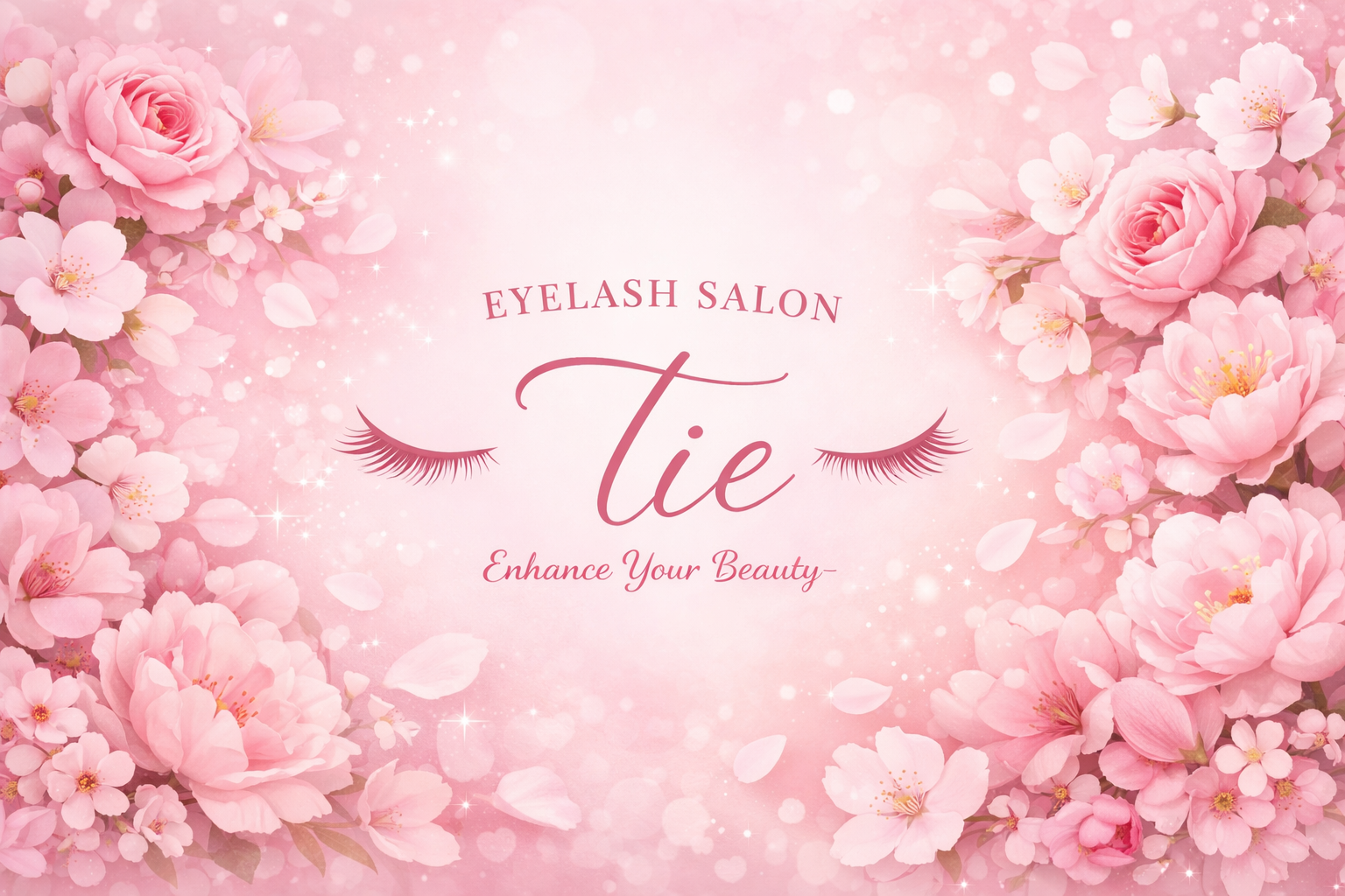 eyelash salon tie